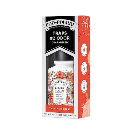 Poo-Pourri Poo-Pourri Tropical Hibiscus Scent Odor Eliminator 2 oz Liquid TH-002-CB